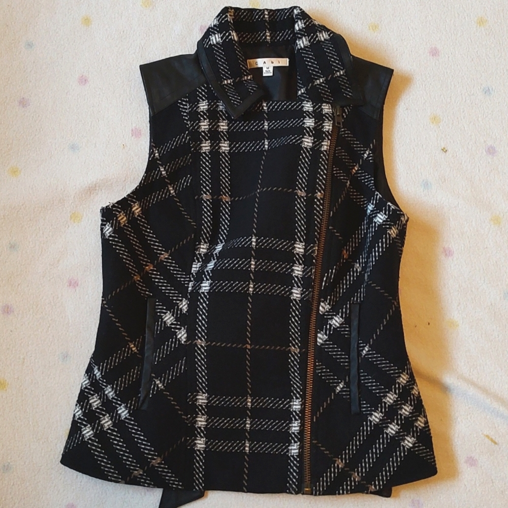 Cabi wool blend vest